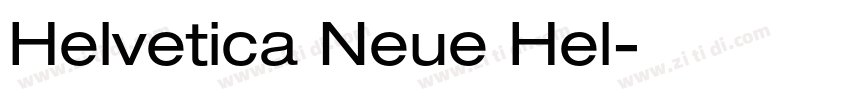Helvetica Neue Hel字体转换